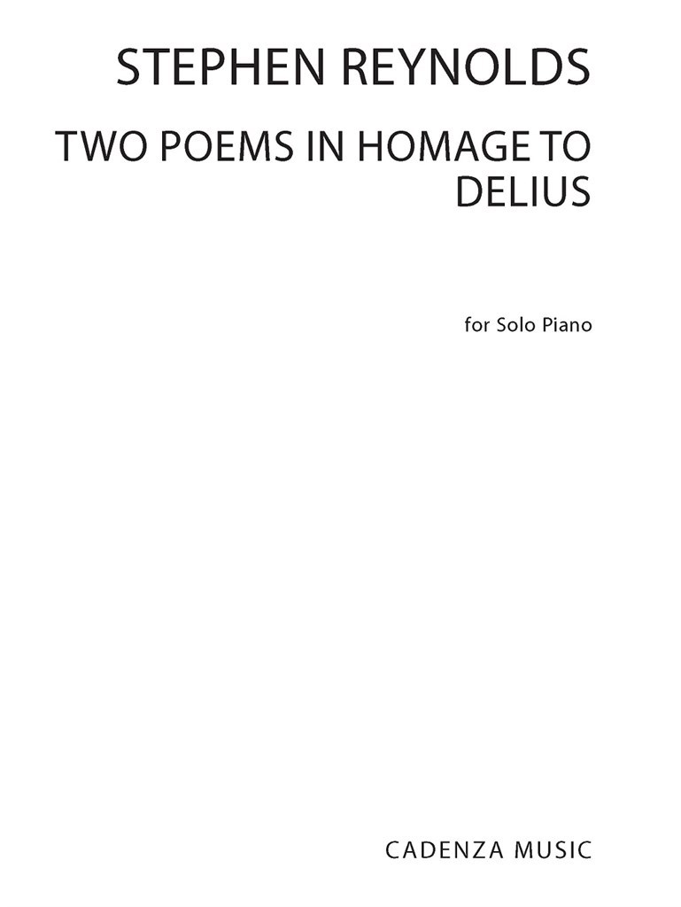 Two Poems in Homage to Delius
